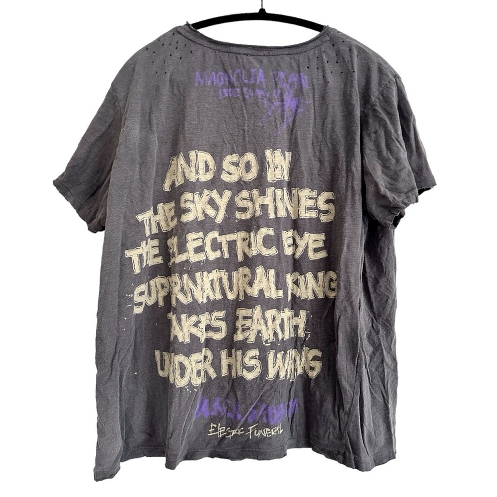 Magnolia Pearl Gray and Purple Graphic Tee - Picture 2 of 6